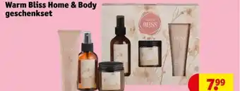 Kruidvat Warm Bliss Home & Body geschenkset aanbieding