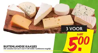 Dekamarkt Buitenlandse Kaasjes 3 stuks aanbieding