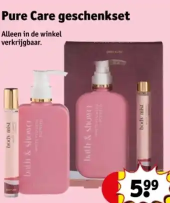 Kruidvat Pure Care geschenkset aanbieding