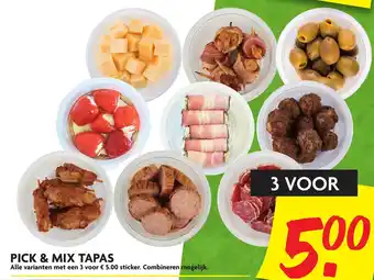 Dekamarkt Pick & Mix Tapas 3st aanbieding