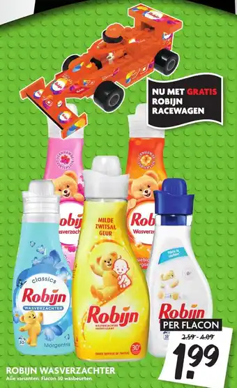 Dekamarkt Robijn Wasverzachter 750ml aanbieding