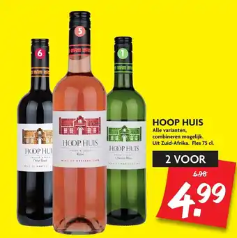 Dekamarkt Hoop Huis 2*750ml aanbieding