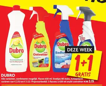 Dekamarkt Dubro 2*650ml/80st aanbieding