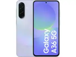 MediaMarkt Samsung Galaxy A36 - 5g 256 Gb Awesome Lavender aanbieding