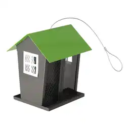 Van Cranenbroek Voedersilo Yrsa zaden+noten metaal grijs/groen aanbieding