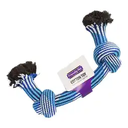 Van Cranenbroek Speelgoed hond halter 47cm blauw/wit aanbieding