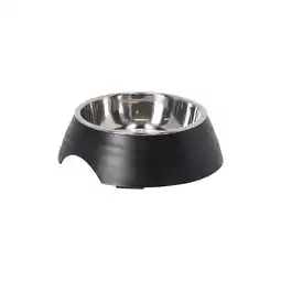 Van Cranenbroek Eetpot hond ribbel zwart 160ml aanbieding