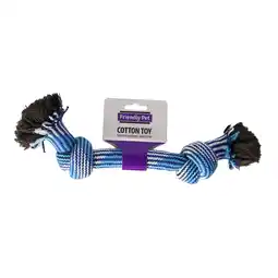 Van Cranenbroek Speelgoed hond halter 35cm blauw/wit aanbieding