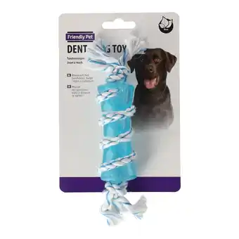 Van Cranenbroek Speelgoed hond denta touw + staaf 10cm aanbieding