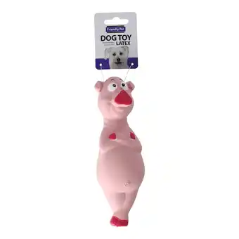 Van Cranenbroek Speelgoed hond varken squeaky 21cm aanbieding