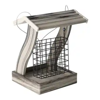 Van Cranenbroek Voederblokh Darcy wit/grijs 21x18,5x26,5cm aanbieding