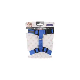 Van Cranenbroek Hondentuig H 20mm 40-65cm blauw FP aanbieding