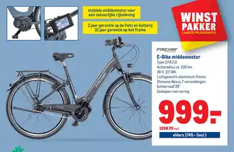 Makro E-Bike middenmotor Type CITA 2.0 aanbieding