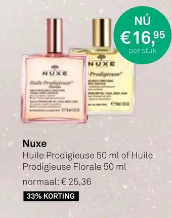 Mooi parfumerie Nuxe 50 ml aanbieding