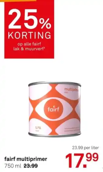 Karwei Fairf multiprimer aanbieding
