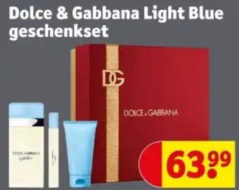 Kruidvat Dolce & Gabbana Light Blue geschenkset aanbieding
