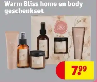 Kruidvat Warm Bliss home en body geschenkset aanbieding