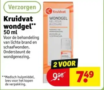 Kruidvat Kruidvat wondgel aanbieding