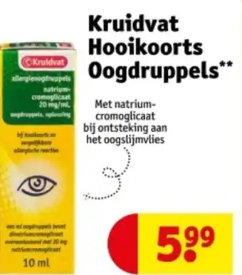 Kruidvat Kruidvat Hooikoorts Oogdruppels aanbieding