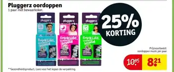 Kruidvat Pluggerz oordoppen aanbieding