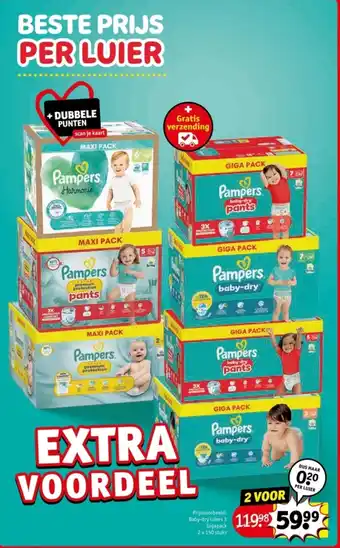 Kruidvat Pampers aanbieding