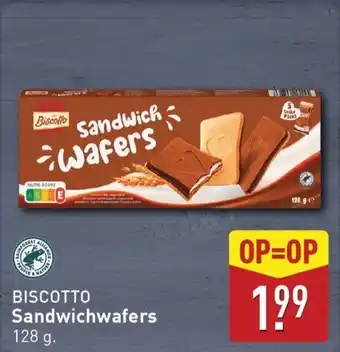 ALDI Biscotto Sandwichwafers aanbieding