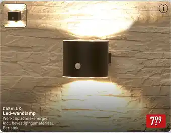 ALDI Casalux led wandlamp aanbieding