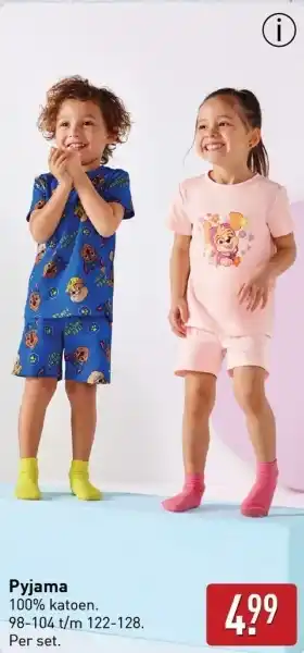 ALDI Pyjama aanbieding