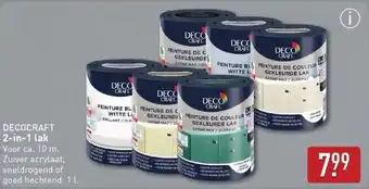 ALDI Decocraft 2 in 1 lak aanbieding