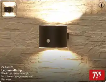 ALDI Casalux Led wandlamp aanbieding