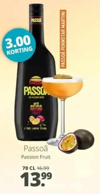 Mitra Passoã Passion Fruit aanbieding