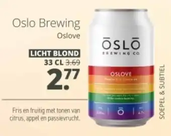 Mitra Oslo Brewing Oslove aanbieding