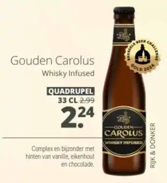 Mitra Gouden Carolus Whisky Infused aanbieding