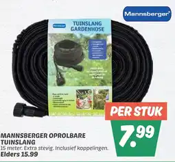 Dekamarkt Mannsberger oprolbare tuinslang aanbieding