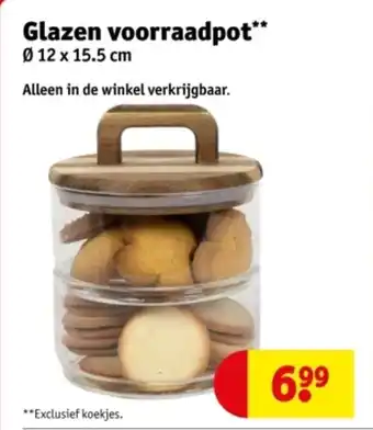 Kruidvat Glazen voorraadpot aanbieding