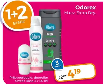 Trekpleister Odorex aanbieding