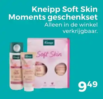 Trekpleister Kneipp Soft Skin Moments geschenkset aanbieding