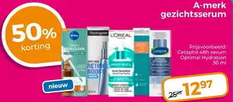 Trekpleister A-merk gezichtsserum aanbieding