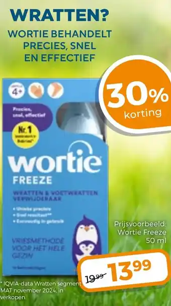 Trekpleister Wortie Freeze aanbieding