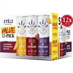 Albert Heijn Stëlz Hard seltzer 12-pack aanbieding