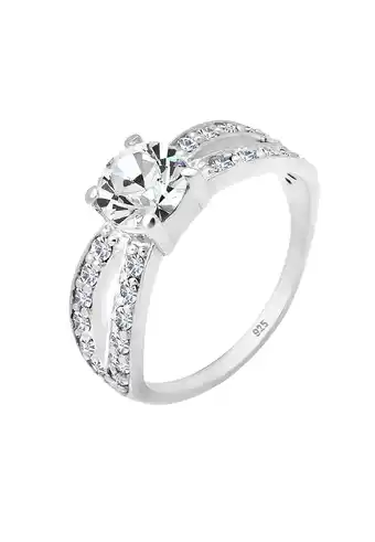Douglas Elli Dames Eenzaam betoverend met kristal in 925 sterling zilver aanbieding