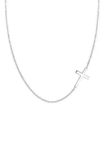 Douglas Elli Dames Kruis Hanger Religie Basis in 925 Sterling Zilver Verguld aanbieding