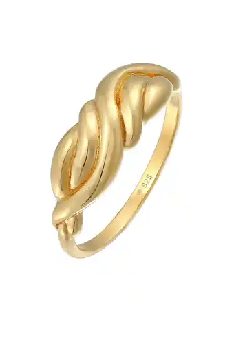 Douglas Elli Dames Knot Gebogen Boho Stijl Trend Blogger in 925 Sterling Zilver aanbieding