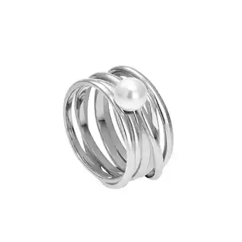 Douglas Heideman Ring Serpens wit aanbieding