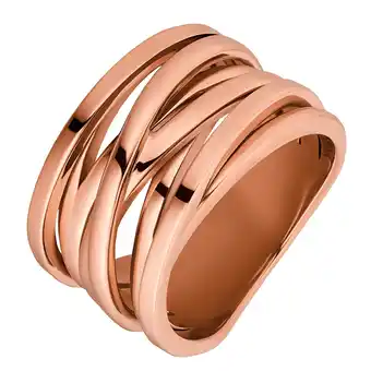 Douglas Heideman Ring Serpi roségoudkleurig aanbieding