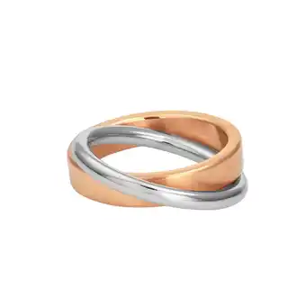 Douglas Heideman Ring Duplex roségoudkleurig aanbieding