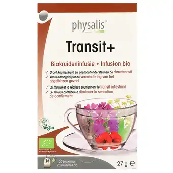 Holland & Barrett Physalis Kruideninfusie Transit+ - 20 theezakjes aanbieding