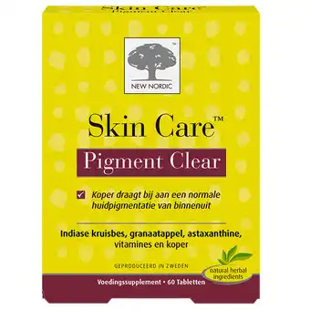 Holland & Barrett New Nordic Skin Care Pigment Clear - 60 tabletten aanbieding