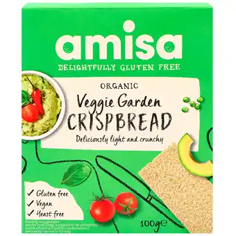 Holland & Barrett Amisa Groentecrackers - 100g aanbieding