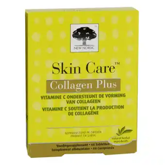 Holland & Barrett New Nordic Skin Care Collagen Plus (60 Tabletten) aanbieding